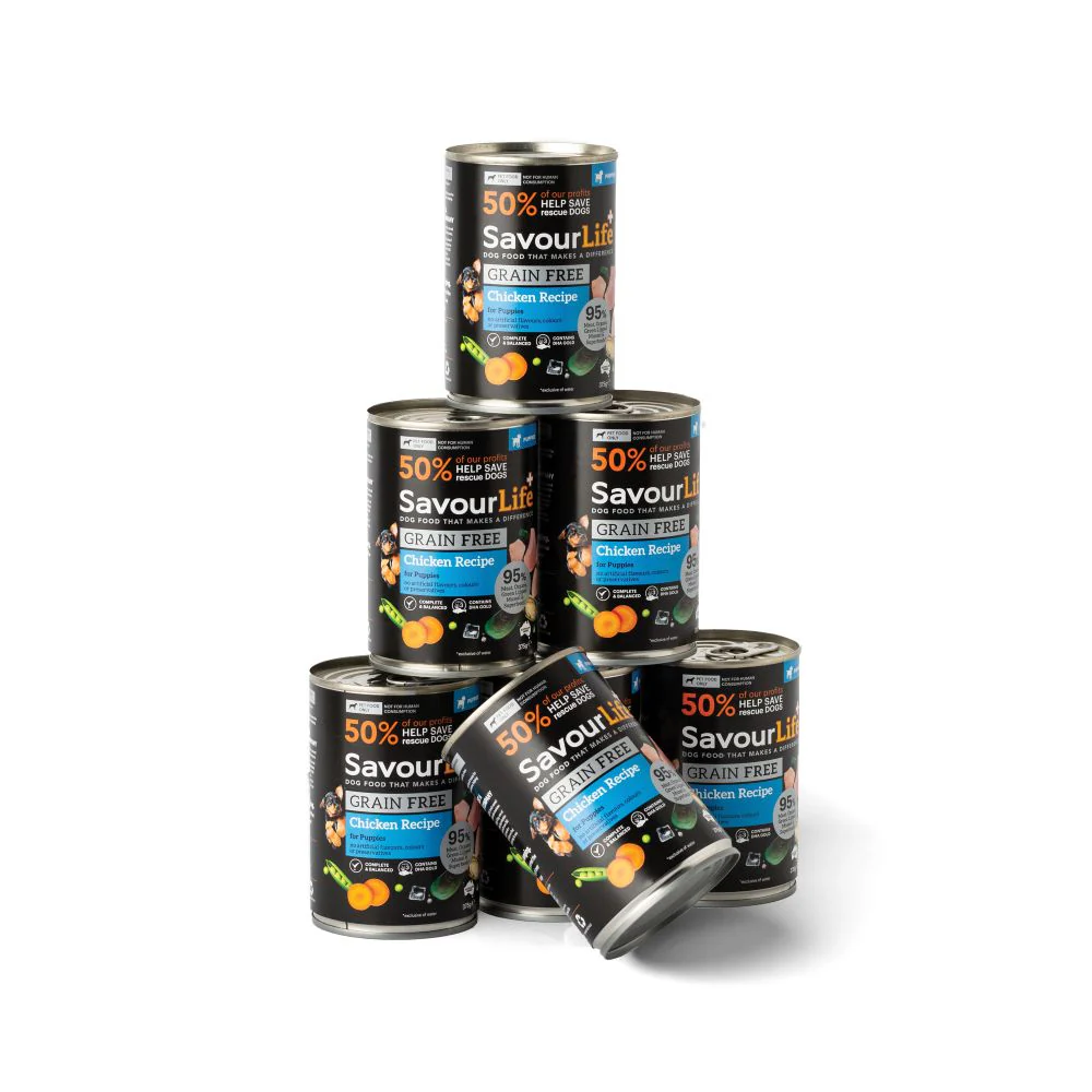 Savourlife Grain Free Chicken Puppy Wet Food 375g X12 - Image 11