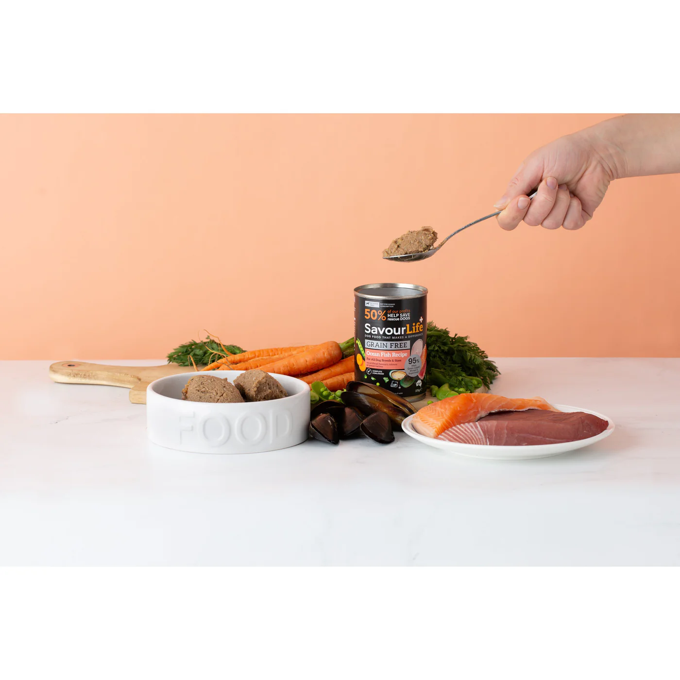 Savourlife Grain Free Ocean Fish Adult Dog Wet Food 375g X12 - Image 12