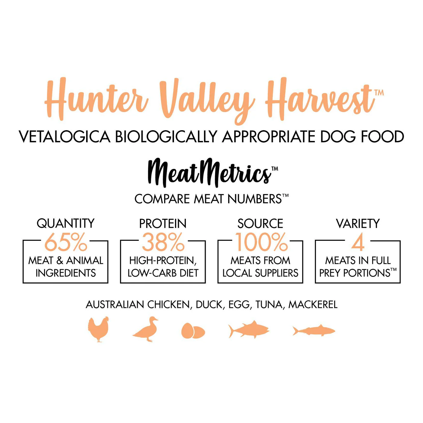 Vetalogica Biologically Appropriate Hunter Valley Harvest Dry Dog Food 3kg - Image 3