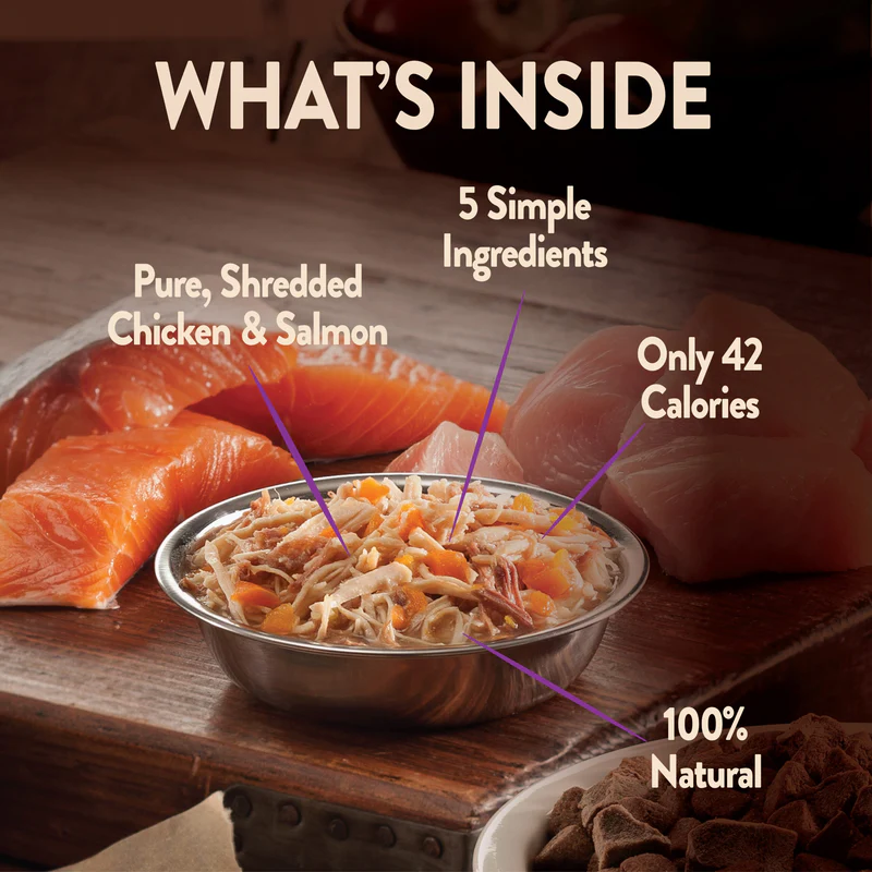 Wellness CORE Simply Shreds Shredded Chicken Salmon and Pumpkin Wet Dog Food 79g - Image 6