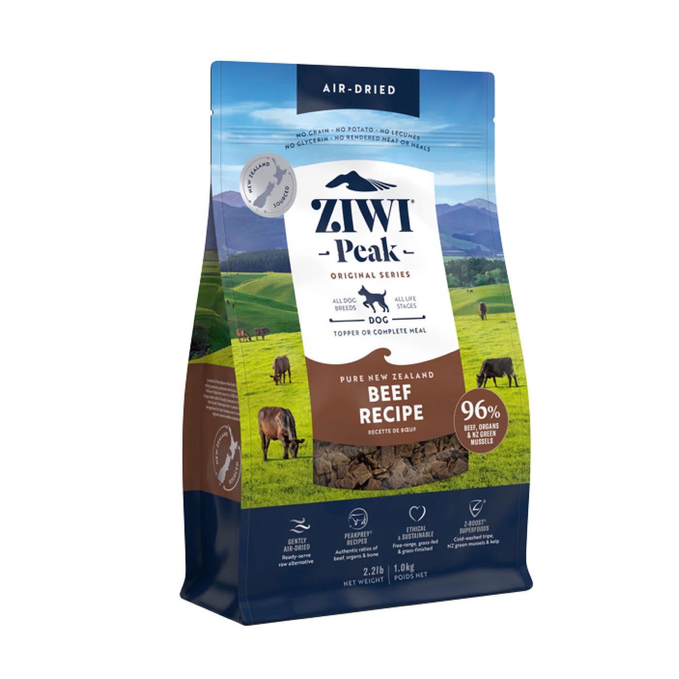ZIWI Peak Air Dried Beef Recipe Dog Food 1kg - Image 10