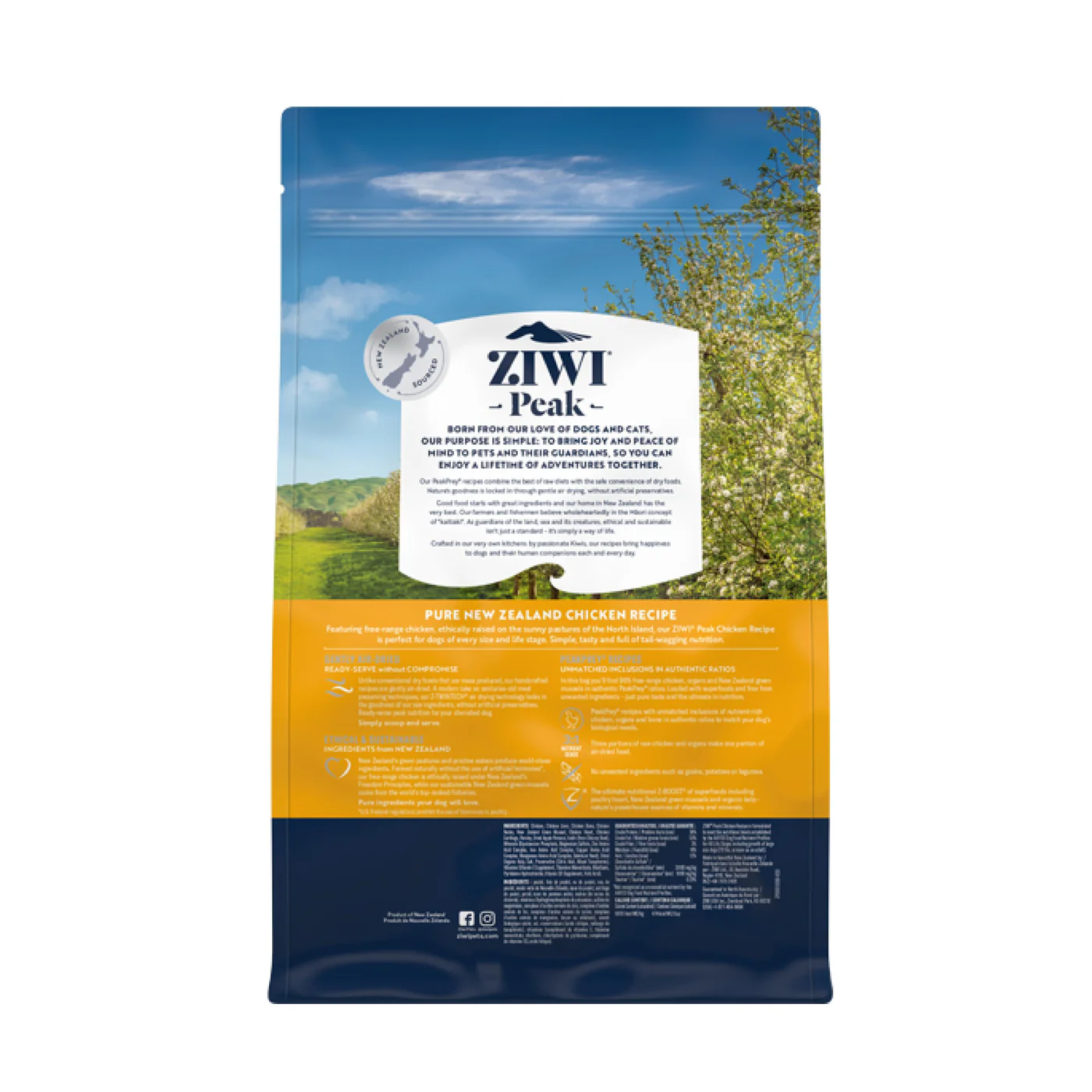 ZIWI Peak Air Dried Chicken Recipe Dog Food 1kg - Image 9