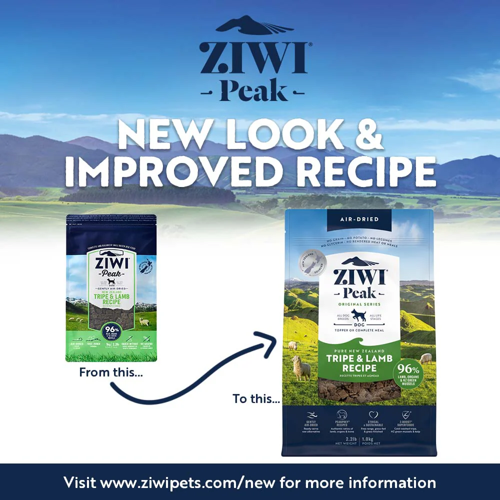 ZIWI Peak Air Dried Tripe and Lamb Recipe Dog Food 2.5kg - Image 8