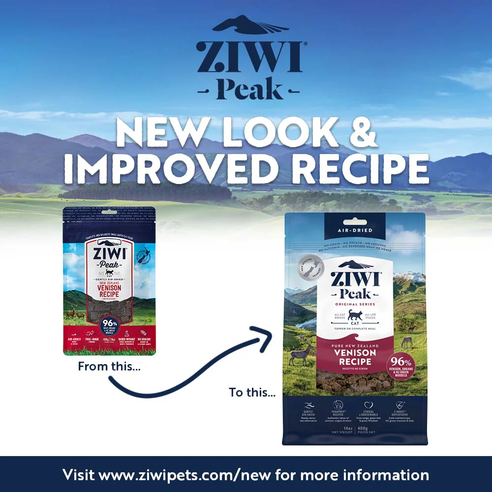 ZIWI Peak Air Dried Venison Recipe Cat Food 400g - Image 3