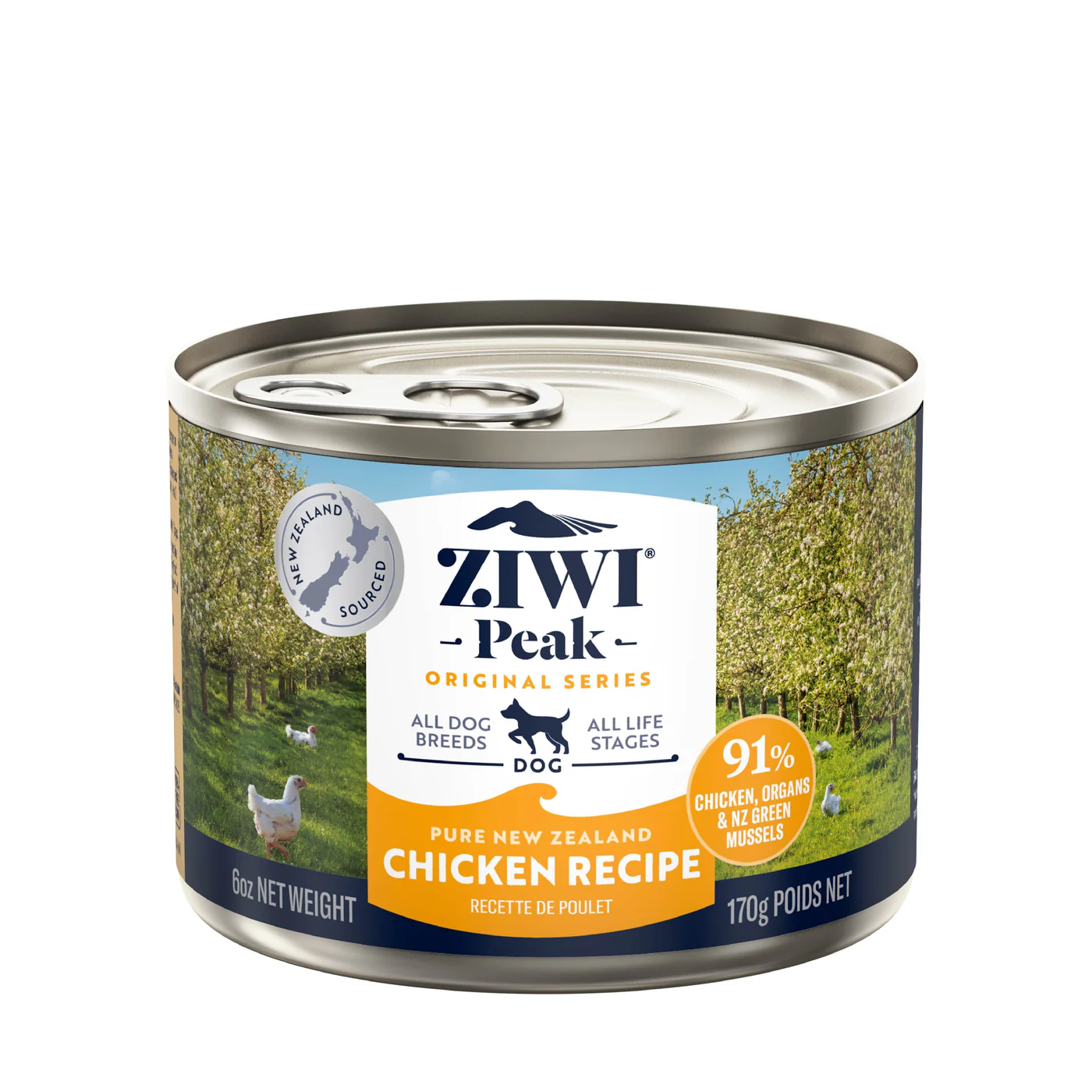 ZIWI Peak Wet Chicken Recipe Dog Food 170g