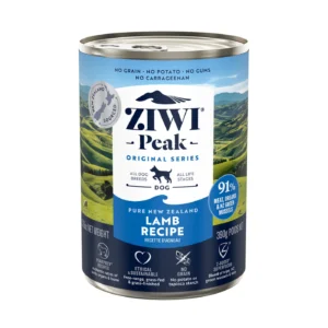ZIWI Peak Wet Lamb Recipe Dog Food 390g x 12