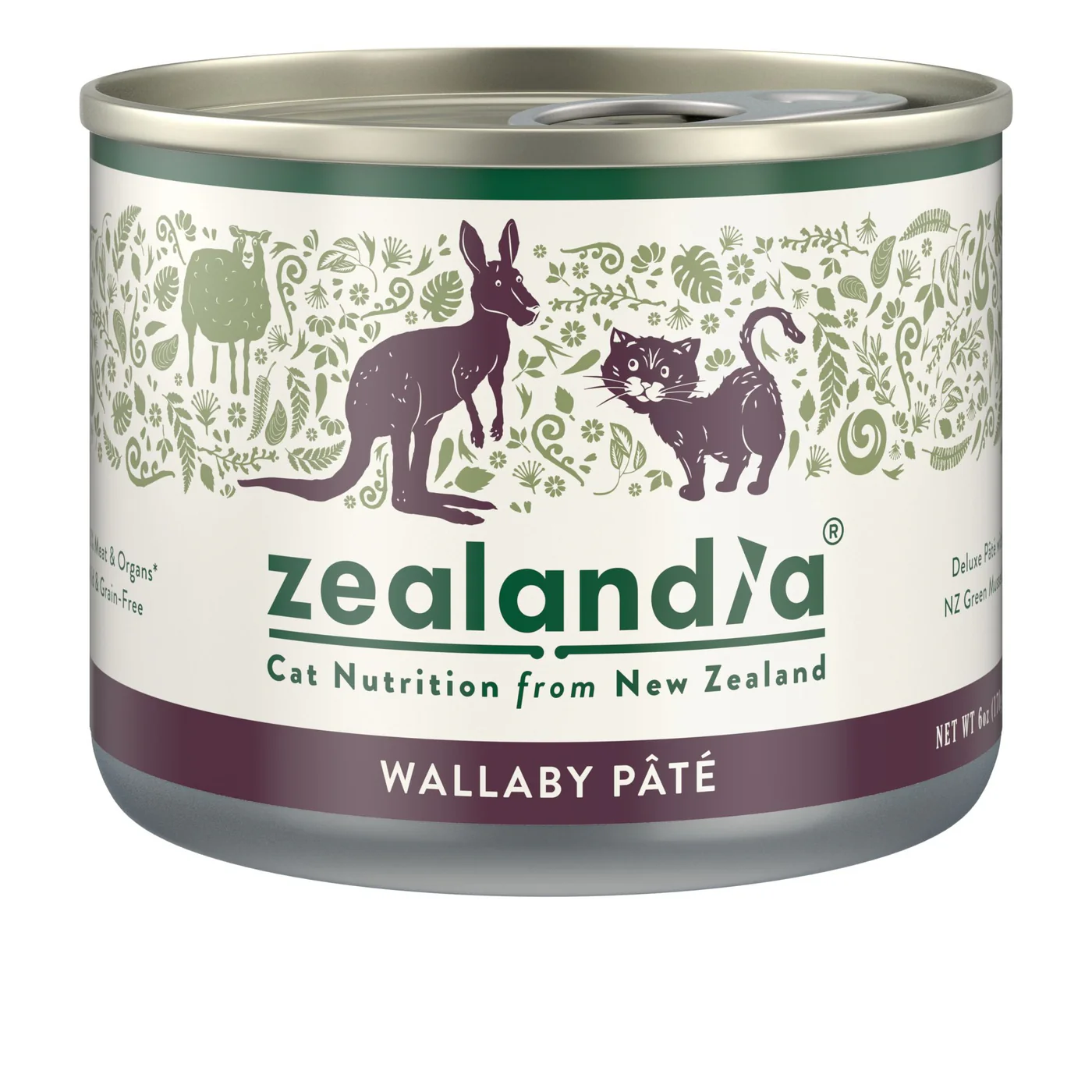 Zealandia Wallaby Pate Adult Cat Wet Food 170g x24 - Image 2